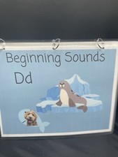 Beginning Sounds Reading Phonics Activity Busy Book Game Educational Children s