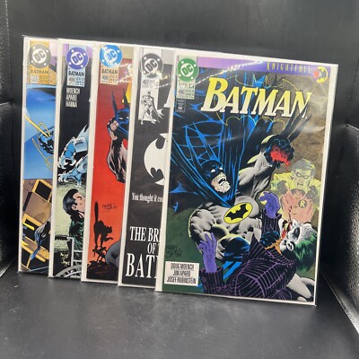 Batman Issue #'s 496 497 498 499 & 500 Lot of 5 (DC Comics, 1993) (A38)(50)