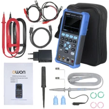 OWON HDS242S 2CH 40MHz Digital Oscilloscope Multimeter 20000 Count Wave Generato