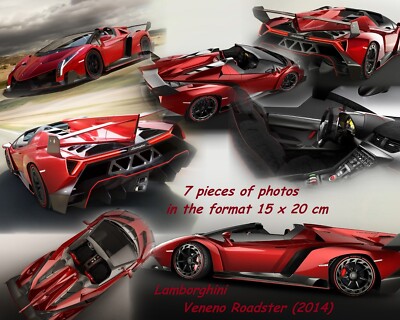 Lamborghini Veneno Roadster (2014) Presse - Photos - Fotos - Bilder - 15 x 20 cm