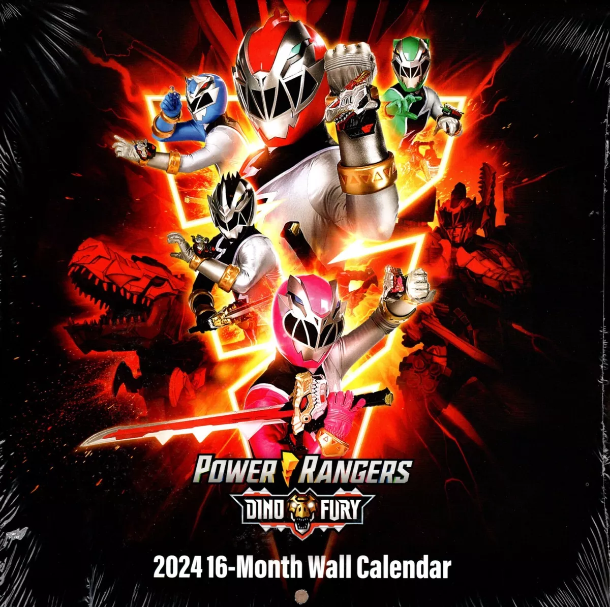 Power Rangers Dino Fury 2025 Calendar calli brandise