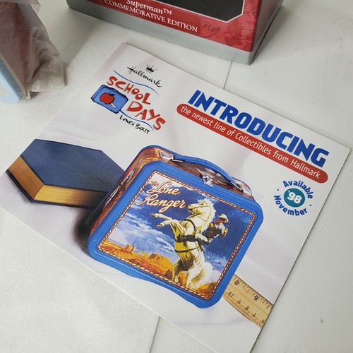 Hallmark Keepsake Superman Lunchbox Ornament 1998 Commemorative Edition DC New - Picture 2 of 10