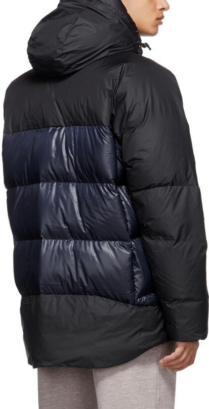 Ralph Lauren RLX Color Blocked Water Repellent Quilted Hooded Down