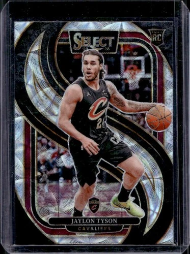 2024-25 Panini Select Jaylon Tyson Premier RC Scope Prizm Rookie #182 Cavaliers