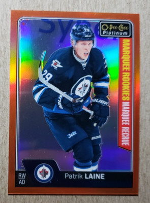 2016-17 O-Pee-Chee Platinum Rainbow Orange Patrik Laine RC /25 Winnipeg Jets