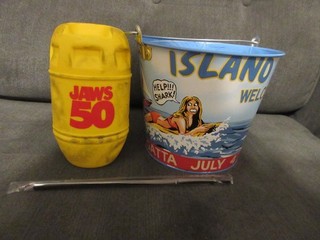2025 Jaws 50th Anniversary Movie Popcorn and Drink Set New
