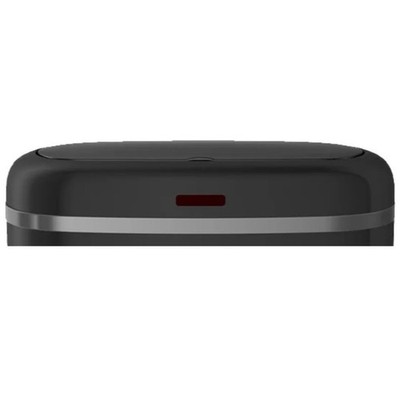 Dustbin Lid, Automatic, 58L, Logan, Stainless Steel, Matt Black