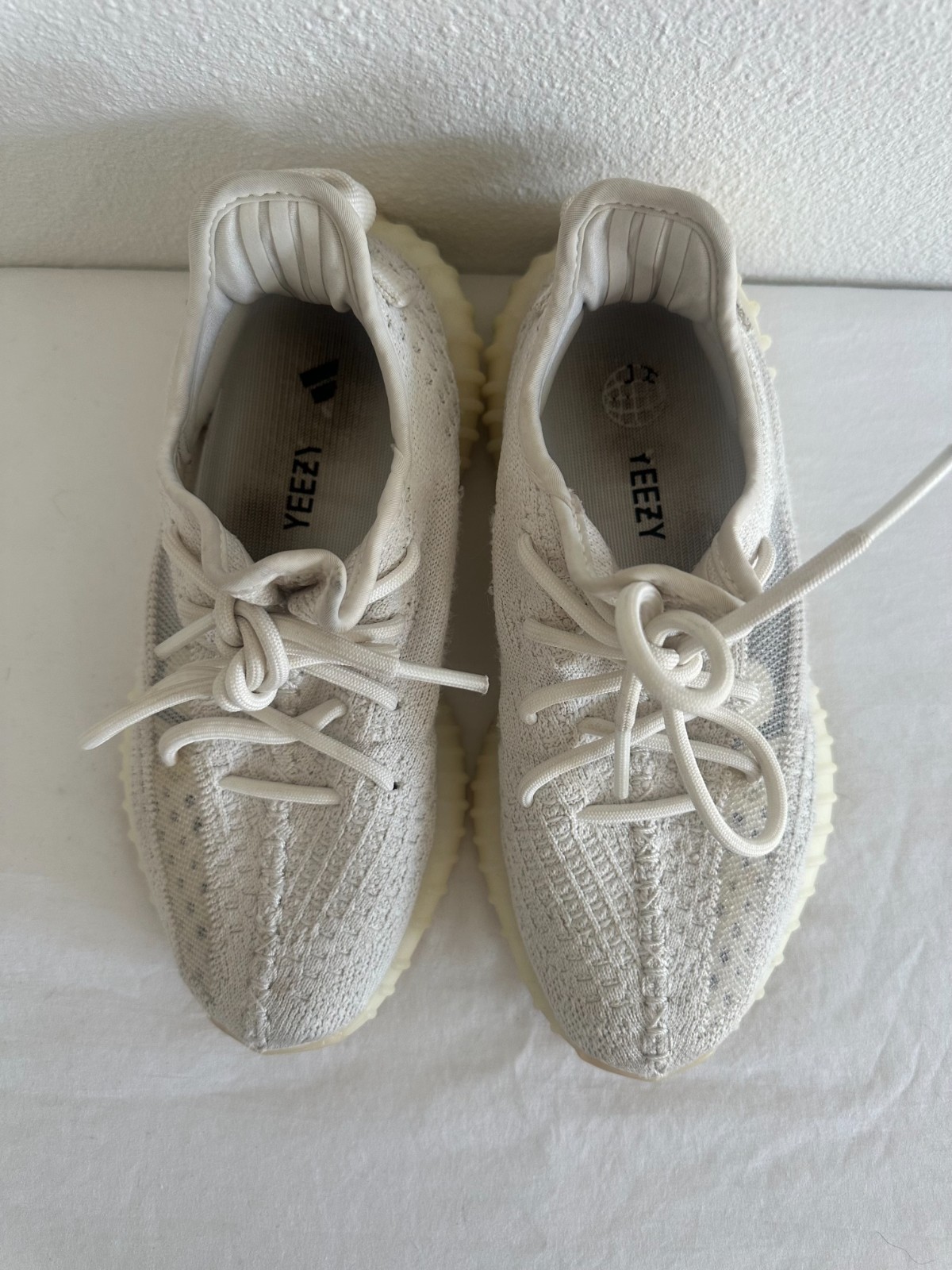 Adidas Yeezy Boost 350 V2 'Bone' Pure Oat Sneakers Shoes HQ6316 Size 4.5 thumbnail 7