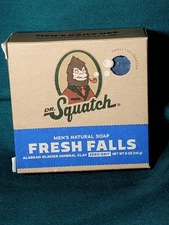 Dr. Squatch 5 oz. Fresh Falls Bar Soap NEW NIB 