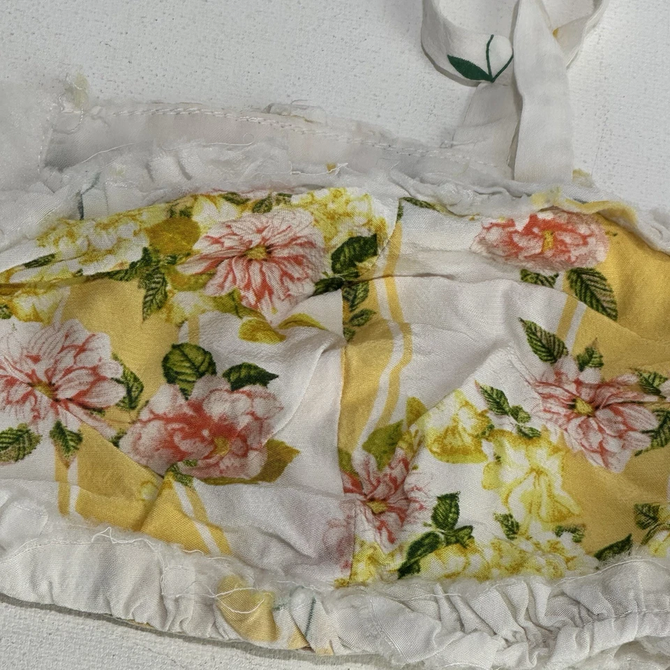 Top bralette floral blanco for love and lemons talla S Foto 2 de 4