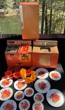 1960  s Little Miss Nassau Metal Kitchen Set Oven Sink Fridge  More Nice 