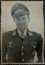 Original WW2 German Military Officer Aviation Photo Militaria Collectible