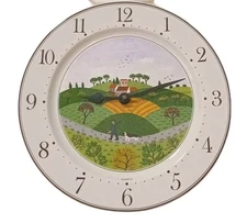 Villeroy & Boch Design Naif Flat Porcelain Laplau Wall Clock Ø27cm