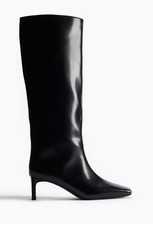 H&M Knee High Boots , Brand New , Size 38 /5 , Black , RRP 65£