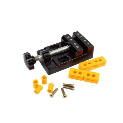 BUYSK Mini Bench Vice Clamp Flat Opening Parallel Table Multicolor 