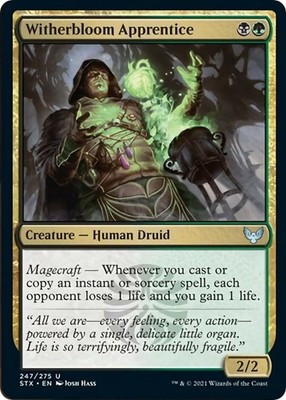 NM - Witherbloom Apprentice STX - 247 Strixhaven: School of Mages