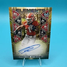2014 Bowman Best Trevor Etienne Elements Of The Game Auto /50 On Card Autograph