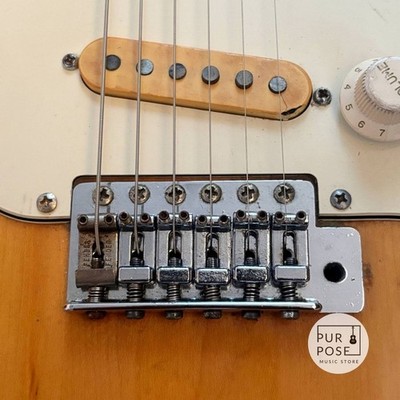 FERNANDES Burny Custom FST-75N Natural Made in Japan 1970s ST Type