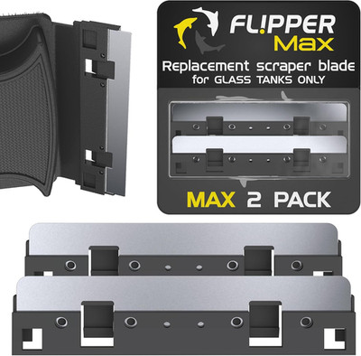 Flipper Max Aquarium Algae Remover for Fish Tank Cleaner Replacement Blades, Pac