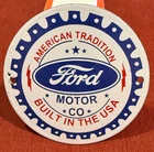 VINTAGE FORD MOTOR COMPANY GAS OIL GASOLINE PORCELAIN SIGN