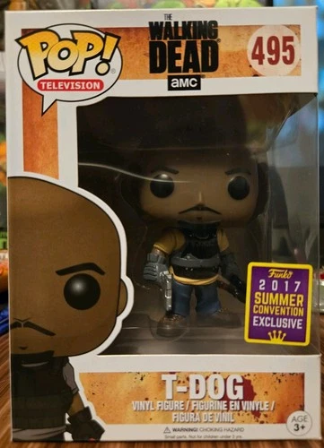 T-Dog The Walking Dead #495 Funko Pop! 2017 Summer Convention Exclusive