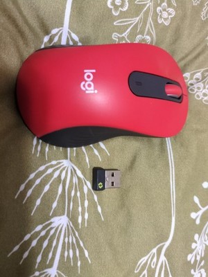 Logitech Signature M650 L Full-size Wireless Mouse Red With Receiver 