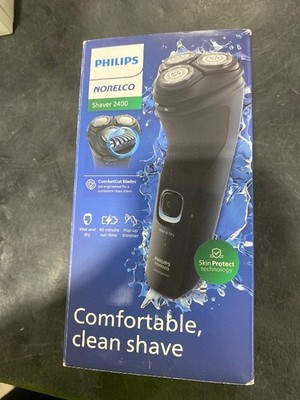 Philips Norelco 2400 Series Electric Shaver, Deep Black