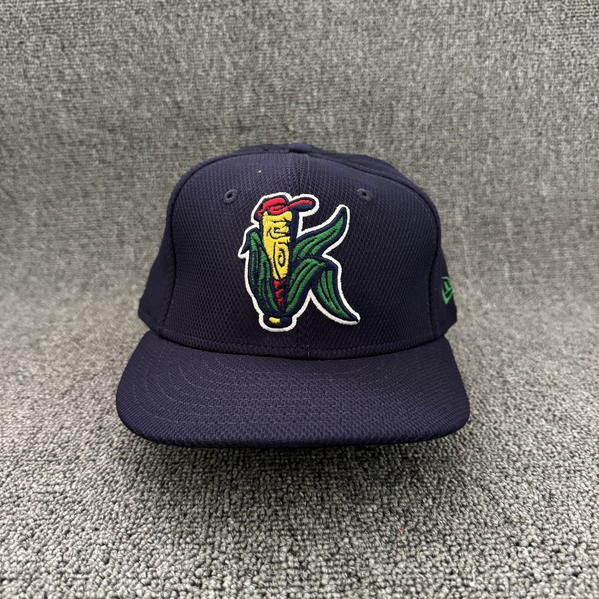 New Era Hudson Valley Renegades Fitted Flat Brim Navy 7 1/4 Hat