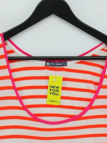 Petit Bateau Women's T-Shirt M Multi 100% Cotton Basic - Picture 3 of 5