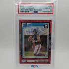 2024 Panini Donruss Caleb Williams #327 Optic Preview Red Wave Prizm GEM MT 10