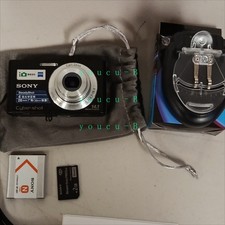 Sony DSC-W320 CCD Vintage Digital Camera 14.1MP 4x Optical Zoom Black,Lens error