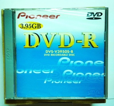 5 Pack - Pioneer DVD-R Recordable 3.95GB Authoring Disc DVS-V3950S-B