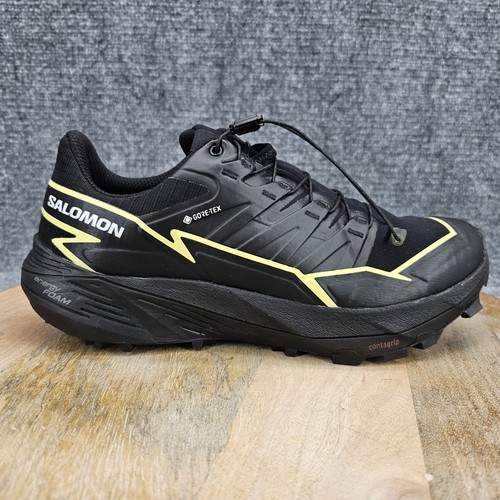 Salomon Thundercross GTX Gore-Tex Womens Size 8 Black Waterproof Shoes 472790