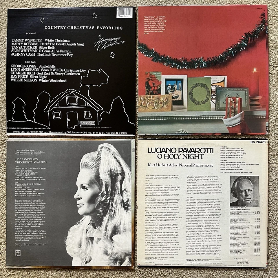 CHRISTMAS - LP Lot x16 - Various Artists - Vintage Vinyl Records * VG / nMINT - Image 2 of 4