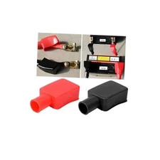 Zipelo Car Battery Terminal Cover, 2PCS Soft Rubber Vehicle Insulating Battery 