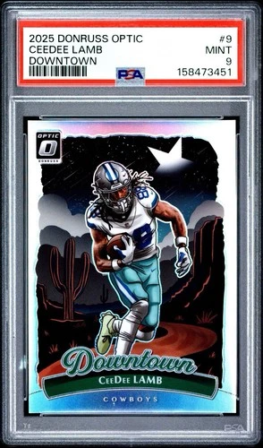 2025 Donruss Optic CeeDee Lamb Base (PSA 9)