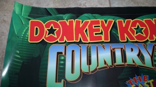 SELTENES 2-SEITIGES 1994 SUPER NINTENDO DONKEY KONG COUNTRY STORE PROMO VINYL POSTER - Bild 12 von 13
