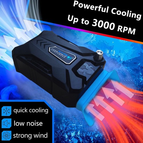 Laptop Cooler Portable External Fan Air Cooling Radiator For Gaming - Bild 3 von 13