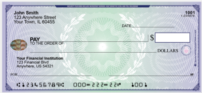 #ad Personal Checks High Security with Hologram Deposit Tickets Register 1 Pt $43.00