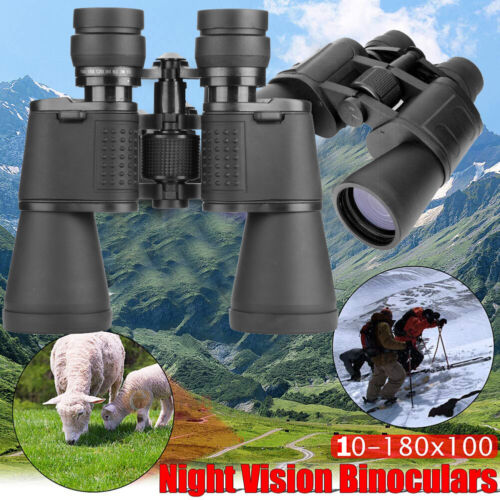 Day/Night Telescope 180x100 Military Army Zoom HD Binoculars Hunting Camping