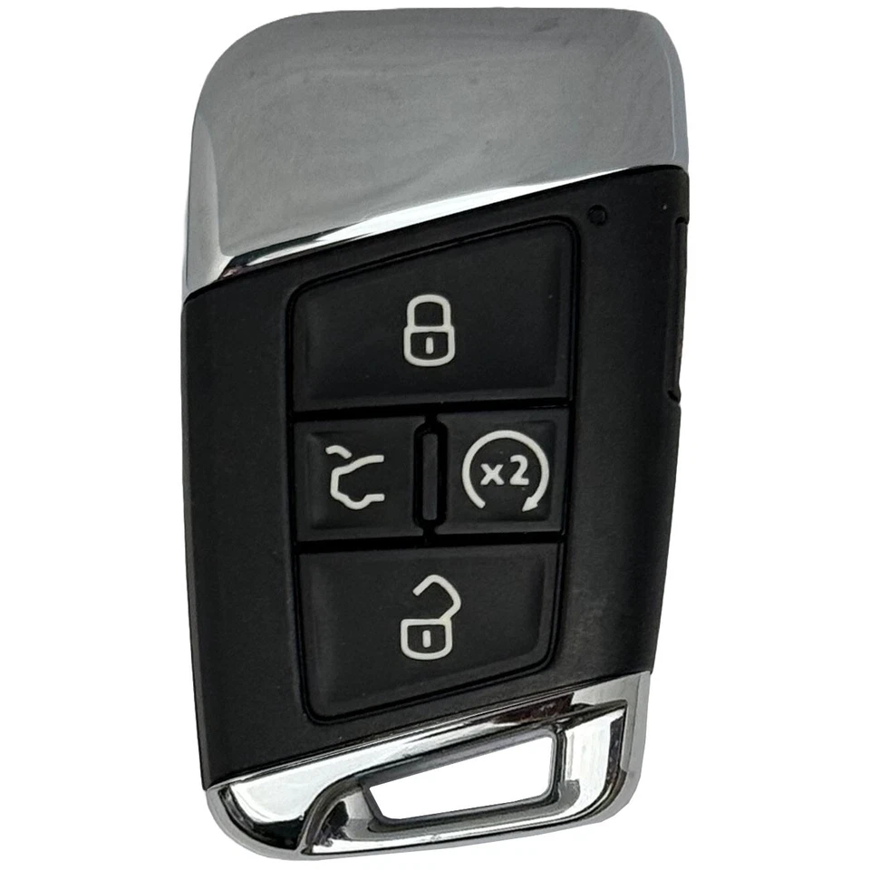 Oem 2020-2022 VW Volkswagen Jetta Tiguan Atlas Smart Key Fob Remote Uncut Blade - Image 2 of 4