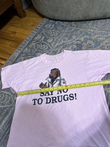 McGruff The Crime Dog SAY NO TO DRUGS Screen Stars Vintage Shirt Large - Picture 10 of 11