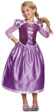 Rapunzel Day Dress Classic Disney Tangled Fancy Dress Up Halloween Child Costume