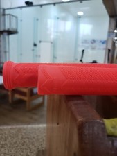 3 PYTHON Rubber Replacement Grip Orange Color THREE Grips