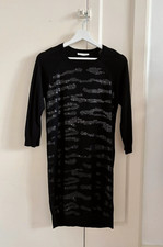 Whistles Sequin Cashmere Cotton Dress Size 10 - Excellent Condition Worn Once