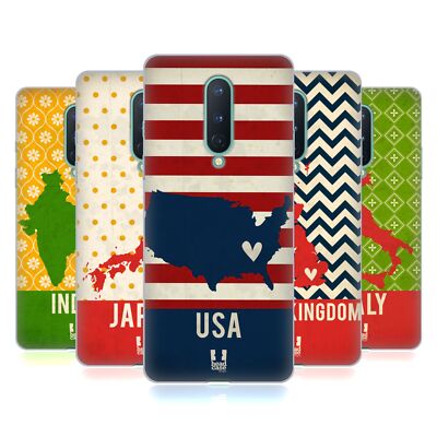 HEAD CASE DESIGNS PRINTED COUNTRY MAPS SOFT GEL CASE FOR GOOGLE ONEPLUS PHONES
