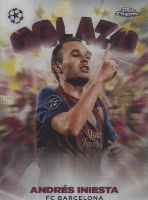 2022-23 Topps Chrome UEFA Club Competitions Andres Iniesta #G-7