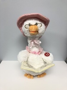 cuddle barn mother goose pink