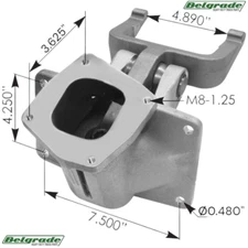 755.CF105HA Clutch Fork Adapter Assembly Replaces FULA7414 20458741