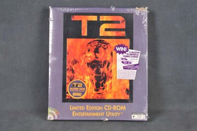 Terminator 2 T2 Limited Edition CD-ROM Entertainment Utility for Windows SEALED